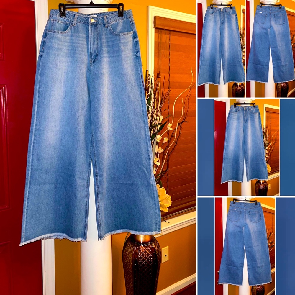 Forever 21 High Rise Wide Leg Jeans